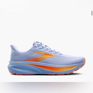 Brooks Vibrant Blue and Orange Sneakers